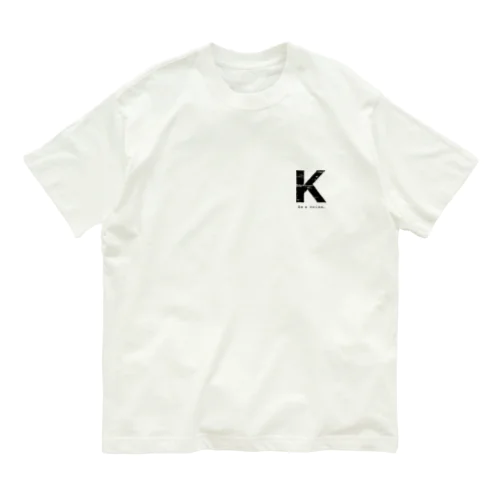 【K】イニシャル × Be a noise. Organic Cotton T-Shirt