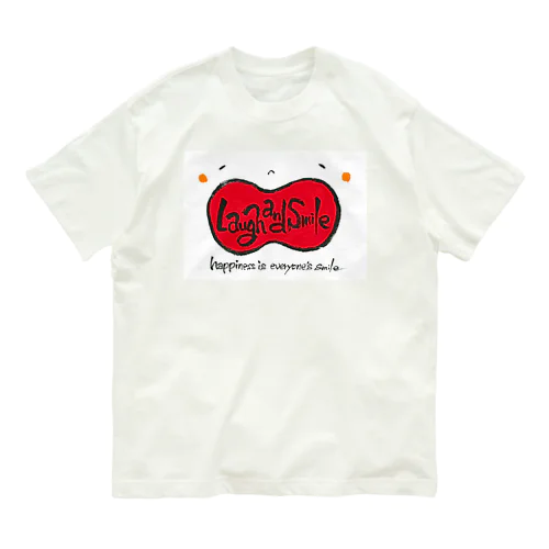 幸せはみんなの笑顔 Organic Cotton T-Shirt