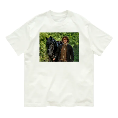 sam heughan scottish actor オーガニックコットンTシャツ