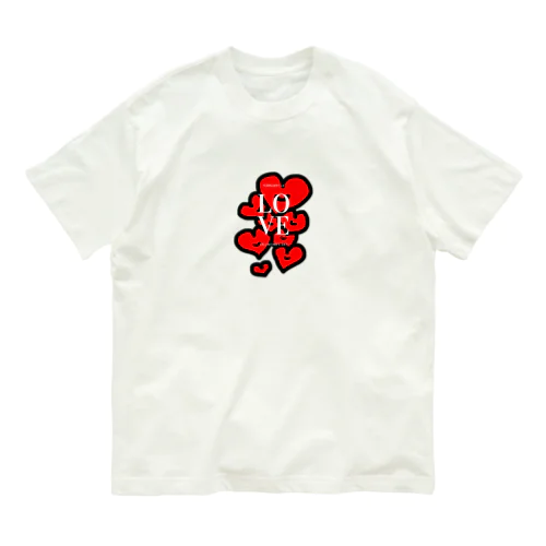 バレンタインlove Organic Cotton T-Shirt