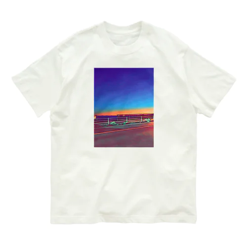 夕暮れ オーガニックコットンTシャツ