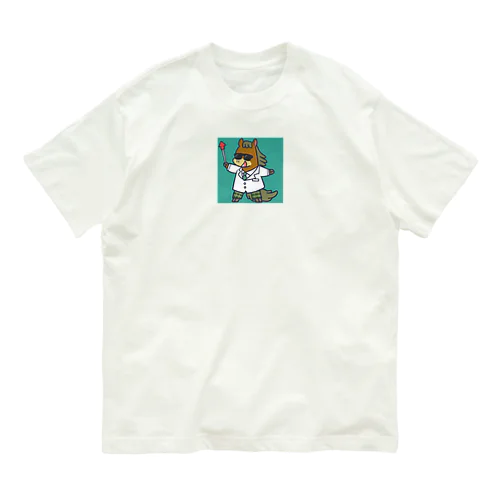 コスパ最強競馬研究所@えんちゃん博士 Organic Cotton T-Shirt