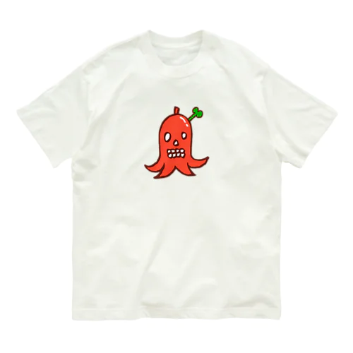 ドクロ風味なタコさんウインナー Organic Cotton T-Shirt