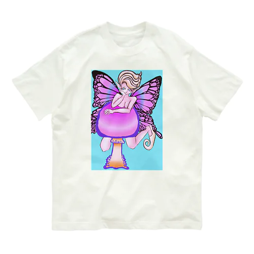 きのこと、妖精。 Organic Cotton T-Shirt
