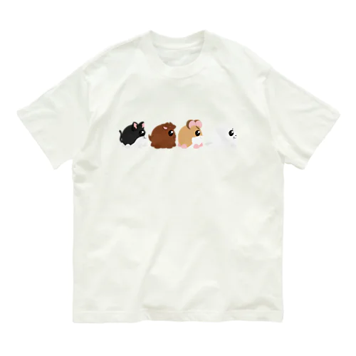 コロコロ動物歩く Organic Cotton T-Shirt