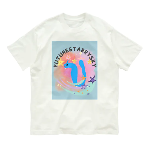 青いドラゴン🐉 オーガニックコットンTシャツ