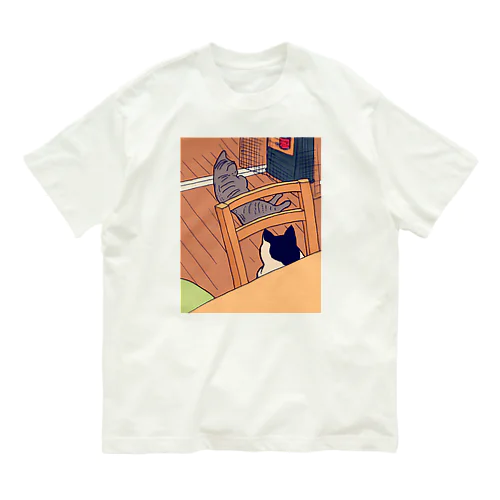 ラッキーとテン君 オーガニックコットンTシャツ