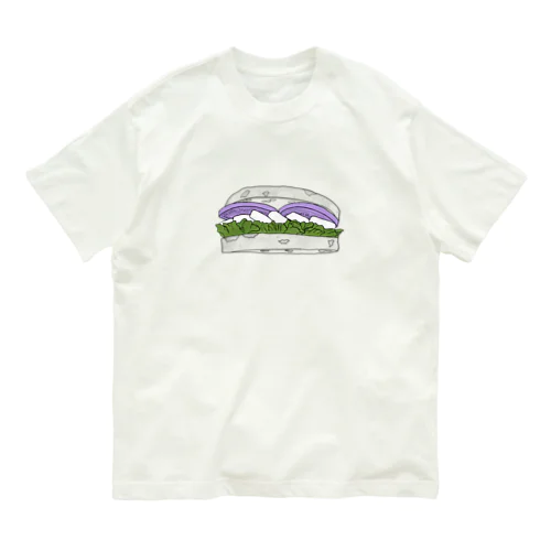 これ食うて生存！ジェンダークィアフラッグカラー Organic Cotton T-Shirt