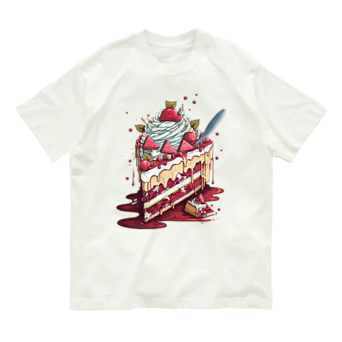 血みどろケーキ Organic Cotton T-Shirt