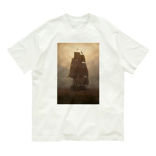 Sailing ship/カスパー・ダーヴィト・フリードリヒ オーガニックコットンTシャツ