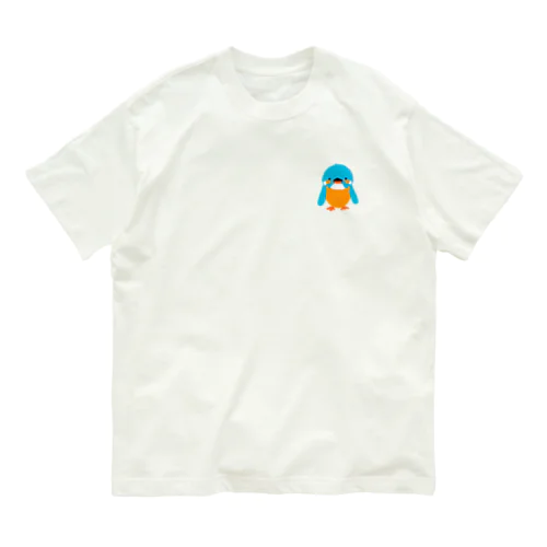 かわせみポヨン Organic Cotton T-Shirt