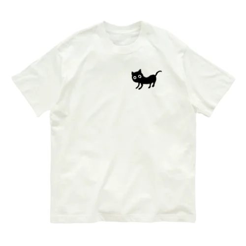 じーっとみ猫ちゃん Organic Cotton T-Shirt