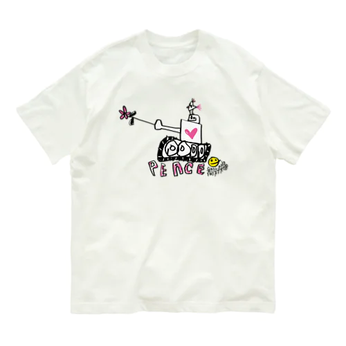 peace!! オーガニックコットンTシャツ