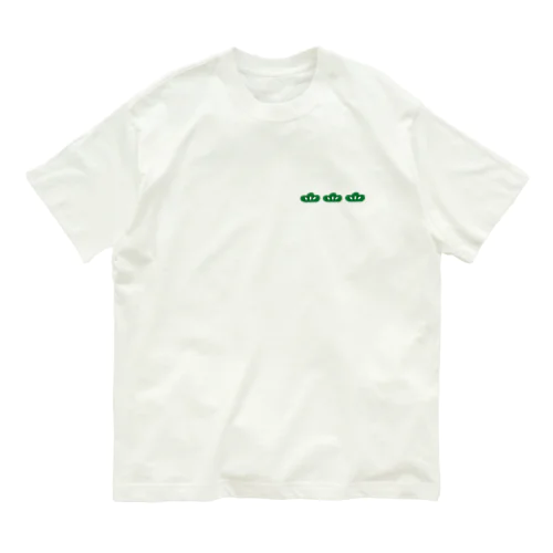 松柄 オーガニックコットンTシャツ