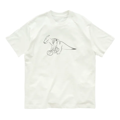 パラサウロロフス 草食系 ジュラシックランチ Organic Cotton T-Shirt