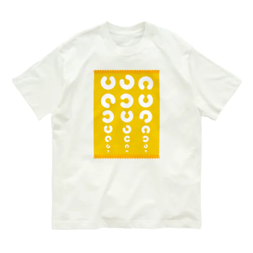 視力検査 オーガニックコットンTシャツ