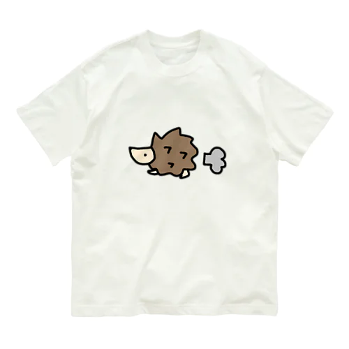 てくてくはりねずみ Organic Cotton T-Shirt