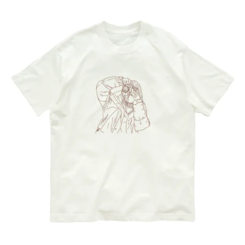 カメラ女子はすすむ Organic Cotton T-Shirt