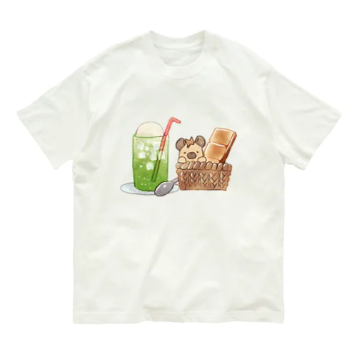 ハイエナさん（モーニングセット） Organic Cotton T-Shirt