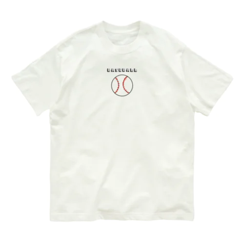 野球ボール Organic Cotton T-Shirt