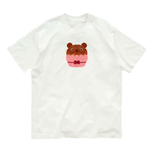 クマのチョコカップケーキ Organic Cotton T-Shirt