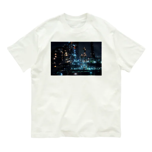 工場夜景 オーガニックコットンTシャツ