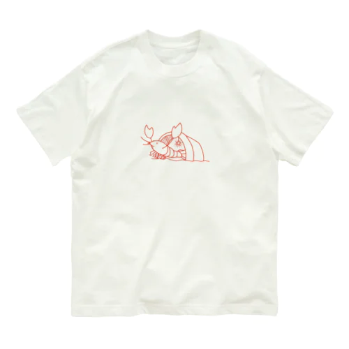 ザリガニのおうち オーガニックコットンTシャツ