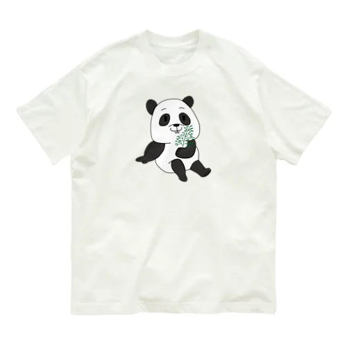 出っ歯のパンダ Organic Cotton T-Shirt