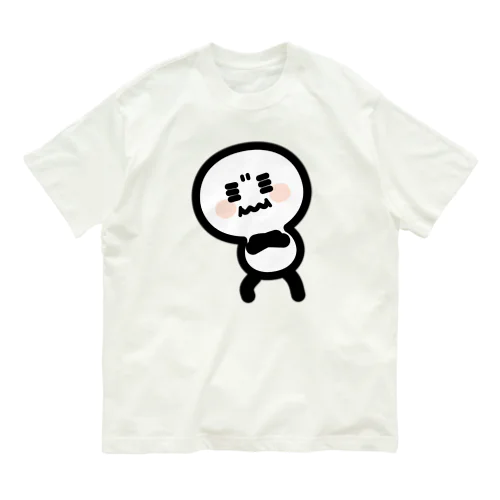 考えすぎる でべちゃん オーガニックコットンTシャツ