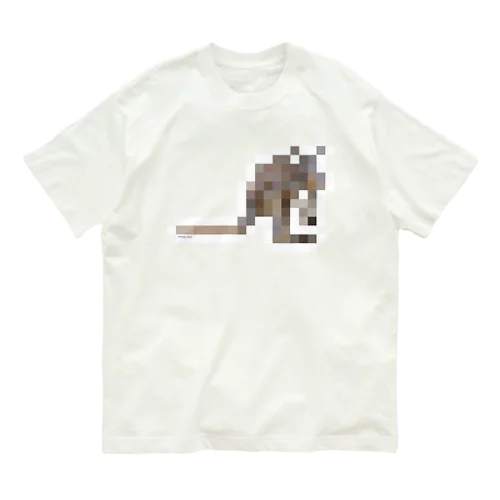 PIXEL_ANIMAL_07(KANGAROO) オーガニックコットンTシャツ