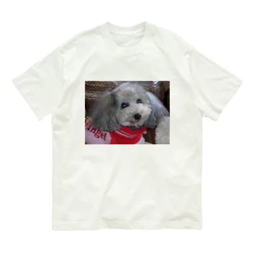 お犬好し「ぱぁるたん」コミュニケーション能力 オーガニックコットンTシャツ