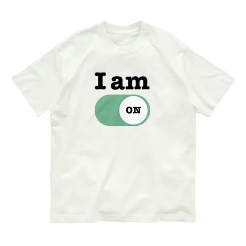 I am ON/OFF オーガニックコットンTシャツ