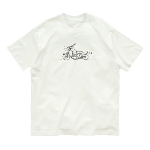 らくがきタンキトー(黒い絵) オーガニックコットンTシャツ