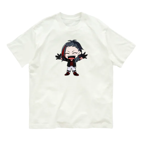 「伊賀守龍之助」笑顔オーガニックコットンTシャツ Organic Cotton T-Shirt