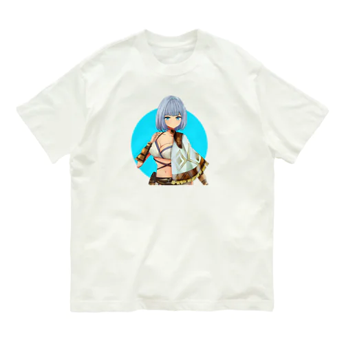 ファンタジーな女の子 オーガニックコットンTシャツ