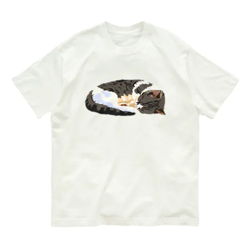 丸まる猫 Organic Cotton T-Shirt