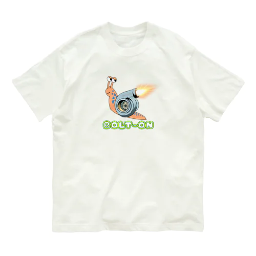 快速カタツムリくん オーガニックコットンTシャツ