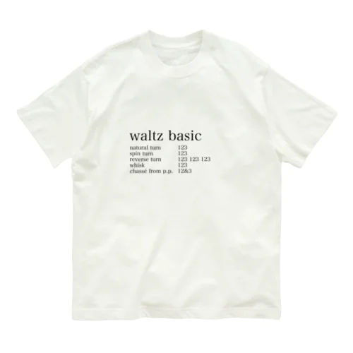 ワルツ　ベーシックフィガー オーガニックコットンTシャツ