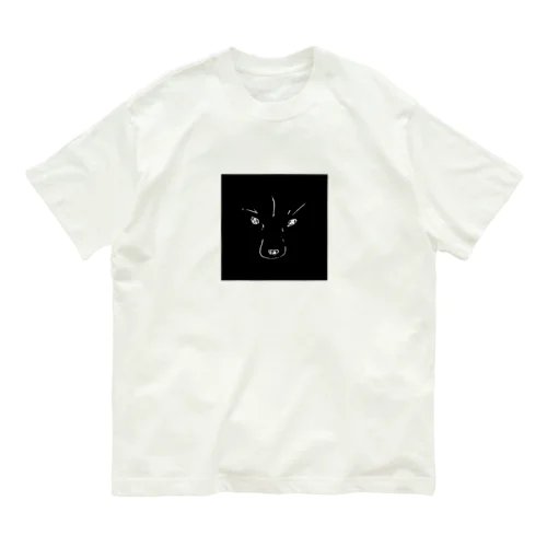 まなざしwhite オーガニックコットンTシャツ