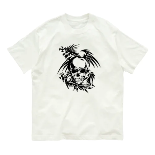 ドラゴンスカルデザイン Organic Cotton T-Shirt