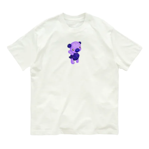 フルーツアニマル　ブルーベリークマ Organic Cotton T-Shirt