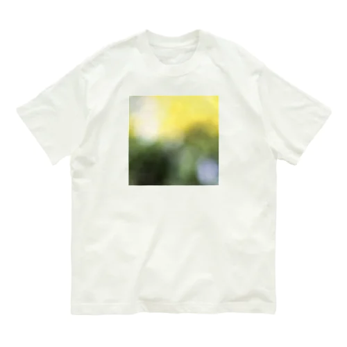 写真　抽象　グラデーション オーガニックコットンTシャツ