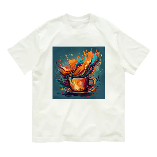 PixelBrew Cup（ピクセルブリューカップ） - クリエイティブな一杯で毎日を彩ろう オーガニックコットンTシャツ