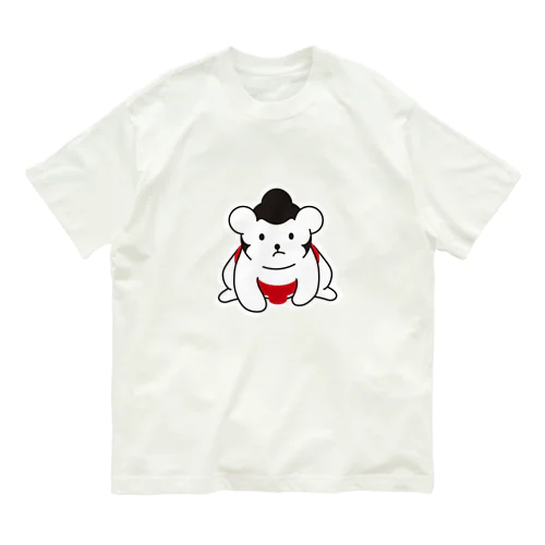 SUMO BEAR UP （すもう熊） オーガニックコットンTシャツ