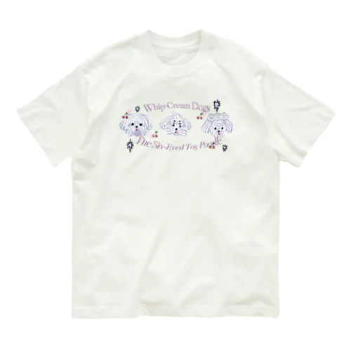 whip cream dogs オーガニックコットンTシャツ