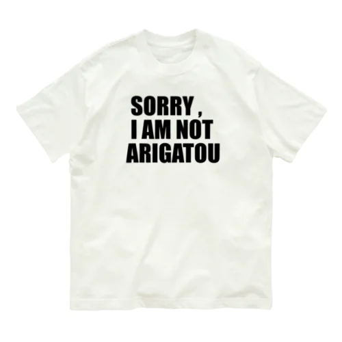 SORRY  オーガニックコットンTシャツ