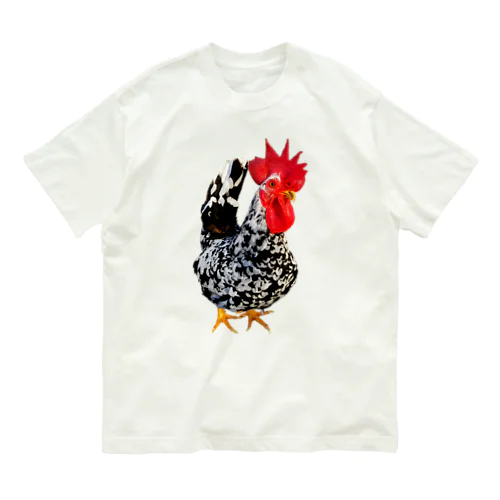 碁石チャボくん Organic Cotton T-Shirt