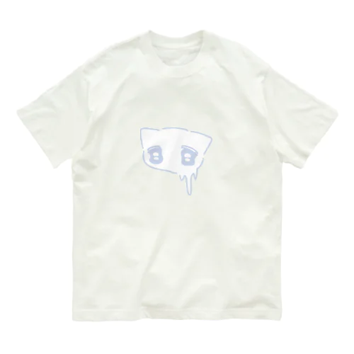 とけねこちゃん. オーガニックコットンTシャツ