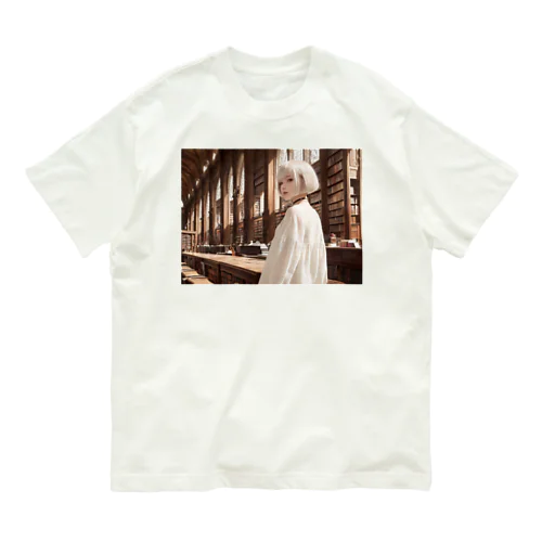 読書系女子　コスプレ写真 Organic Cotton T-Shirt