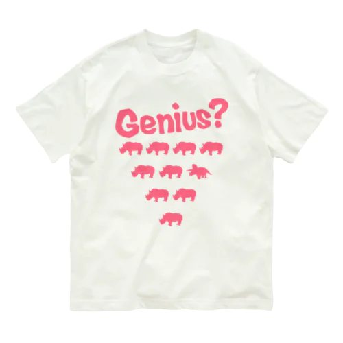 天才？Tシャツ Organic Cotton T-Shirt